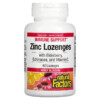 Natural Factors Zinc Lonzenges With Elderberry Echinacea & Vitamin C Honey Blossom 60 Lozenges 068958016887