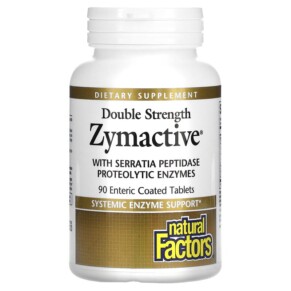 Natural Factors Zymactive Double Strength 90 Enteric Coated Tablets 068958017501