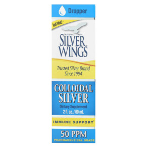 Natural Path Silver Wings Colloidal Silver 50 PPM 2 fl oz (60 ml) 613405880889