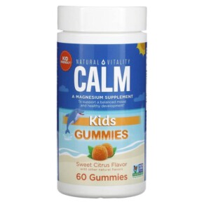 Natural Vitality CALM Kids Gummies Sweet Citrus 60 Gummies 183405043800