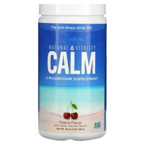 Natural Vitality CALM The Anti-Stress Drink Mix Cherry 16 oz (453 g) 875534001959