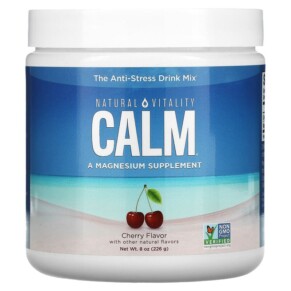 Natural Vitality CALM The Anti-Stress Drink Mix Cherry 8 oz (226 g) 183405043534