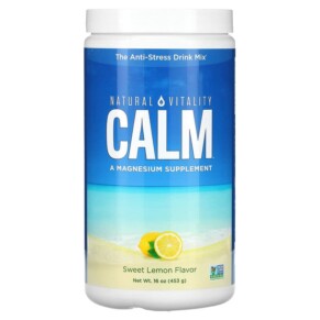 Natural Vitality CALM The Anti-Stress Drink Mix Sweet Lemon 16 oz (453 g) 183405000148