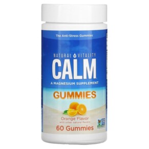 Natural Vitality CALM The Anti-Stress Gummies Orange 60 Gummies 183405043091