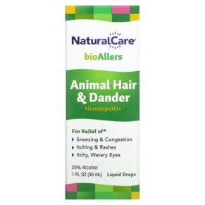 NaturalCare BioAllers Animal Hair & Dander 1 fl oz (30 ml) 371400703014