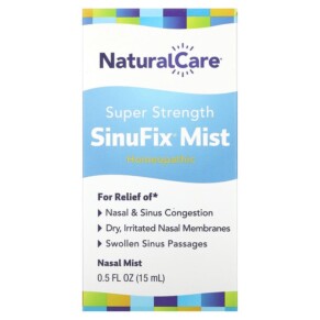 NaturalCare Super Strength SinuFix Nasal Mist 0.5 fl oz (15 ml) 705692391503