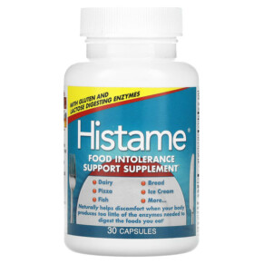 Naturally Vitamins Histame Food Intolerance Support Supplement 30 Capsules 032115500007