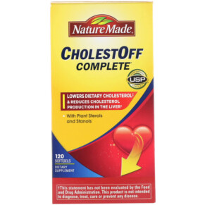 Nature Made CholestOff Complete 120 Softgels 031604027919