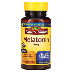 Nature Made Melatonin 5 mg 90 Tablets 031604027438