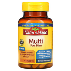 Nature Made Multi for Him 90 Tablets 031604017897