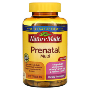 Nature Made Prenatal Multi 250 Tablets 031604014353