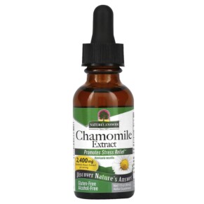 Nature's Answer Chamomile Extract Alcohol Free 1.200 mg 1 fl oz (30 ml) 083000005886