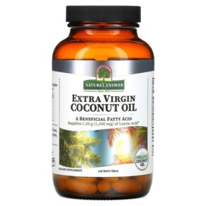 Nature's Answer Extra Virgin Coconut Oil 120 Soft Gels 083000261312