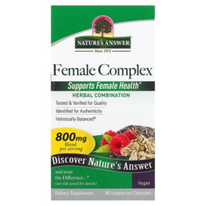 Nature's Answer Female Complex Herbal Combination 400 mg 90 Vegetarian Capsules 083000160325