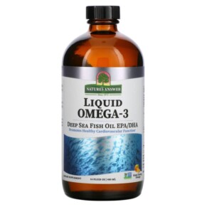 Nature's Answer Liquid Omega-3 Deep Sea Fish Oil EPA/DHA Orange 16 fl oz (480 ml) 083000261374