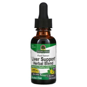 Nature's Answer Liver Support Herbal Blend Fluid Extract Alcohol-Free 2.000 mg 1 fl oz (30 ml) 083000007842