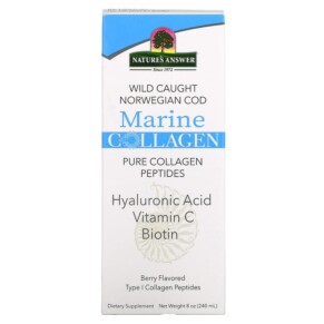 Nature's Answer Marine Collagen Wild Caught Norwegian Cod Berry 8 oz (240 ml) 083000269226