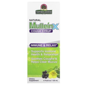 Nature's Answer Natural Mullein X Cough Syrup 4 fl oz (120 ml) 083000262548