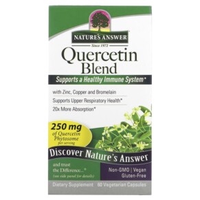 Nature's Answer Quercetin Blend 250 mg 60 Vegetarian Capsules 083000165313