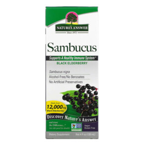Nature's Answer Sambucus Black ElderBerry 12.000 mg 4 fl oz (120 ml) 083000260407