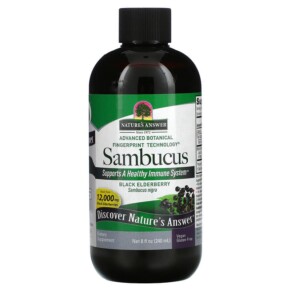Nature's Answer Sambucus Black Elderberry 12.000 mg 8 fl oz (240 ml) 083000260421