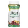 Nature's Bounty Biotin Gummies Grape Orange & Cherry 1.000 mcg 110 Gummies 074312793394
