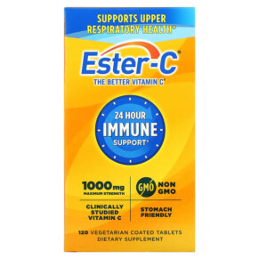 Nature's Bounty Ester-C Maximum Strength 1.000 mg 120 Vegetarian Coated Tablets 025077169825