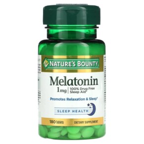 Nature's Bounty Melatonin 1 mg 180 Tablets 074312028328