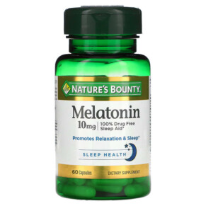 Nature's Bounty Melatonin 10 mg 60 Capsules 074312194917