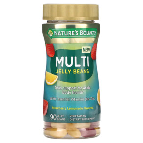 Nature's Bounty Multi Jelly Beans Strawberry Lemonade 90 Jelly Beans 074312010149