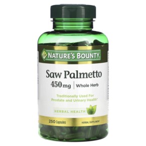Nature's Bounty Saw Palmetto 450 mg 250 Capsules 074312446481