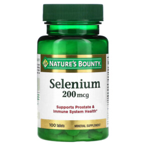 Nature's Bounty Selenium 200 mcg 100 Tablets 074312032011