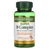 Nature's Bounty Super B-Complex with Folic Acid Plus Vitamin C 150 Coated Tablets 074312131684