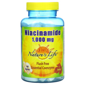 Nature's Life Niacinamide 1.000 mg 100 Tablets 040647002654