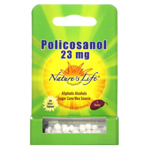 Nature's Life Policosanol 23 mg 60 Mini-Tablets 040647002371