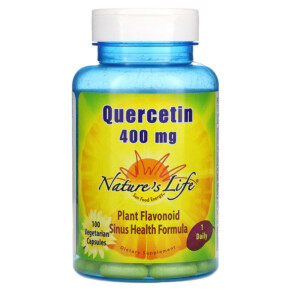 Nature's Life Quercetin 400 mg 100 Vegetarian Capsules 040647006706