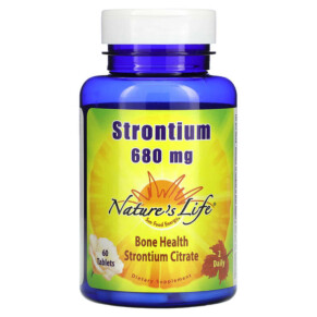 Nature's Life Strontium 340 mg 60 Tablets 040647914179