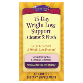 Nature's Secret 15-Day Weight Loss Support Cleanse & Flush 60 Tablets 710363255541