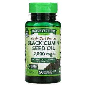 Nature's Truth Black Cumin Seed Oil 1.000 mg 50 Quick Release Softgels 840093113481