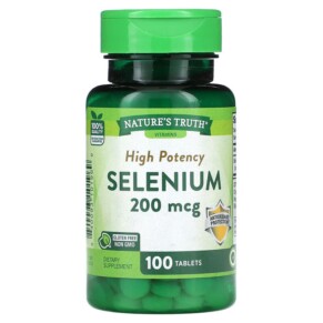 Nature's Truth High Potency Selenium 200 mcg 100 Tablets 840093101969