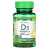 Nature's Truth High Potency Vitamin D3 250 mcg (10.000 IU) 100 Quick Release Softgels 840093100702