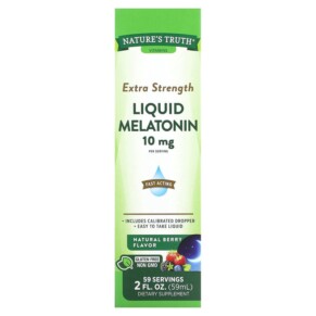 Nature's Truth Liquid Melatonin Natural Berry 10 mg 2 fl oz (59 ml) 840093112132