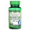 Nature's Truth Magnesium Glycinate High Absorption 665 mg 60 Quick Release Capsules 840093111364
