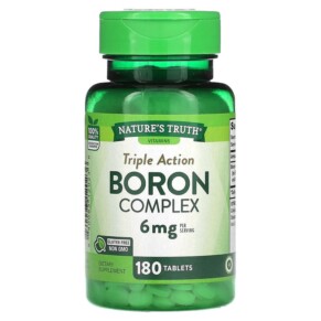 Nature's Truth Triple Action Boron Complex 3 mg 180 Tablets 840093120236