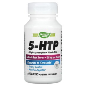 Nature's Way 5-HTP 50 mg 60 Tablets 033674452509