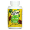 Nature's Way Alive! Calcium with Vitamin D3 Vitamin K2 Magnesium 325 mg 180 Tablets 033674105016