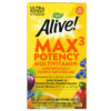 Nature's Way Alive! Max3 Potency Multivitamin No Added Iron 90 Tablets 033674149317