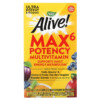 Nature's Way Alive! Max6 Potency Multivitamin No Added Iron 90 Capsules 033674150924