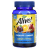 Nature's Way Alive! Men's Premium Gummies Multivitamin Orange Grape & Cherry 75 Gummies 033674158951
