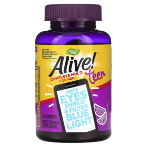 Nature's Way Alive! Teen Complete Multi for Her 50 Gummies 033674133118